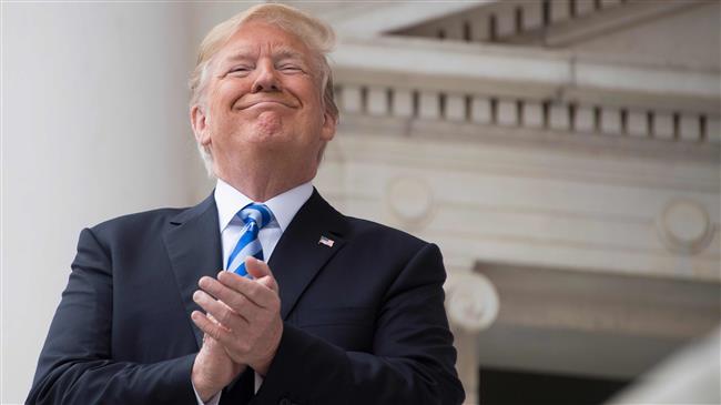 Trump touts own achievements on Memorial Day 