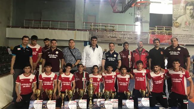 Junior Iranian Greco-Roman wrestlers crowned in Georgia
