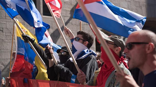 Protesters demonstrate against G7 Summit 