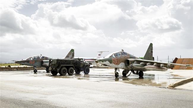 Russia destroys drones flying over Syria air base