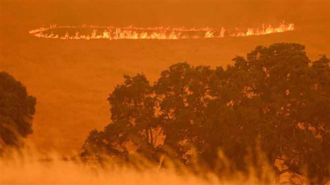 Wildfires in US West kill one, inure two firefighters 