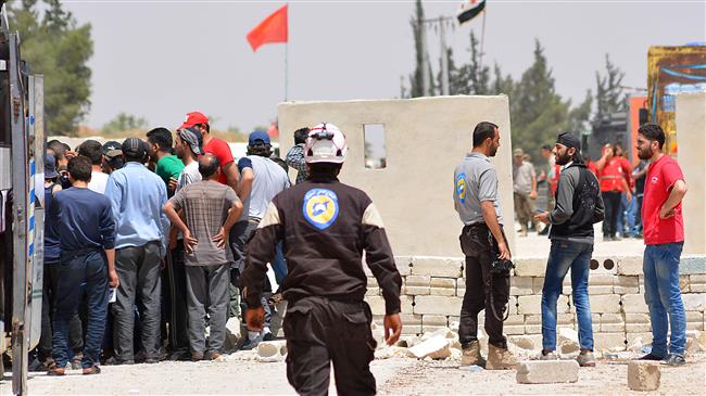 ‘White Helmets smuggling arms into Syria’