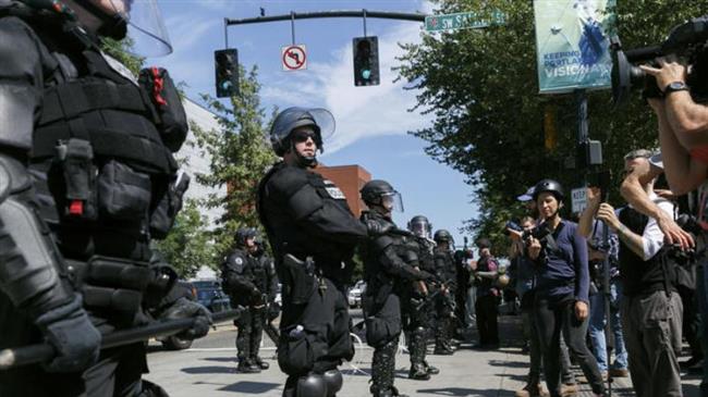 Pro-Trump rally faces counter-protest in Portland 