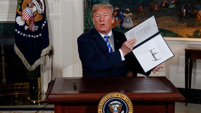 Trump warns EU over decision to protect Iran trade  