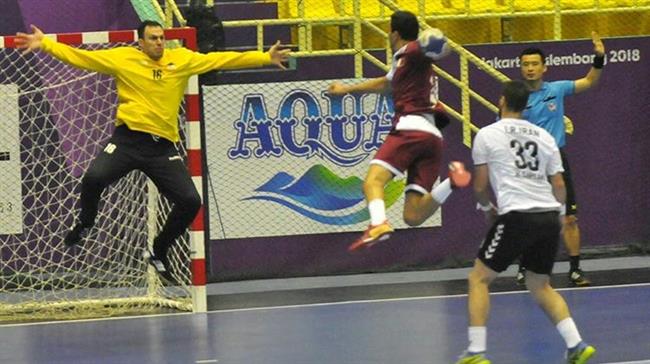 Iran handball team beaten by Qatar in 2018 Asian Games