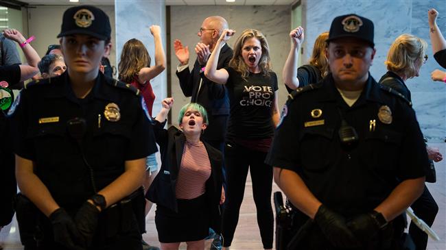Anti-Kavanaugh protesters 'paid' by George Soros: Trump