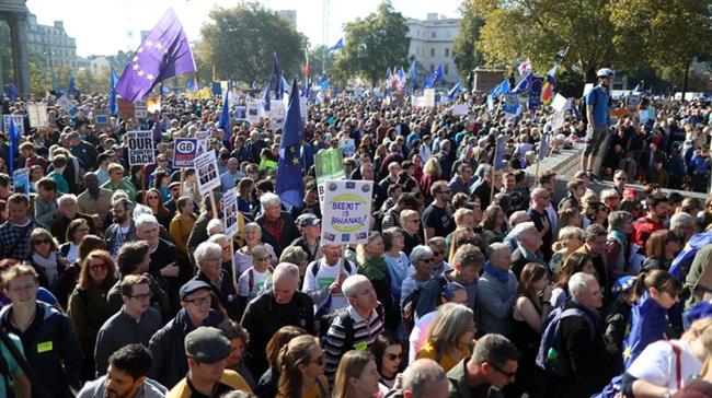 Biggest anti-Brexit protest in London