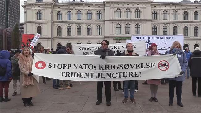 Norway: NATO drills draw protests in Oslo