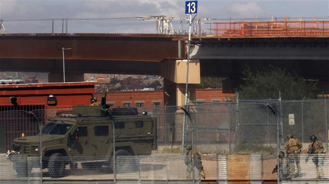 US begins military exercise near Mexico border 