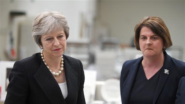 Irish party piles pressure on May over Brexit