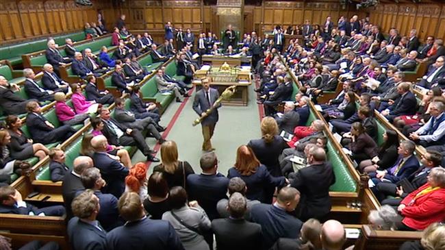 UK MP grabs Queen mace to protest Brexit uncertainty