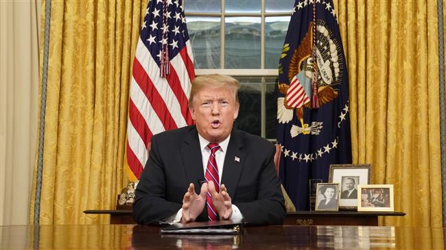 Trump addresses nation amid government shutdown