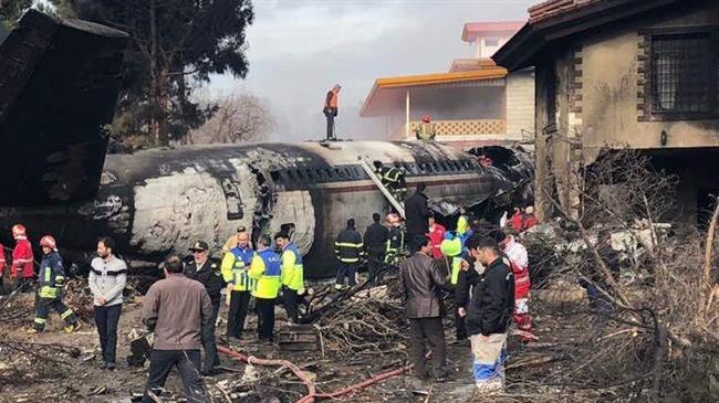 Boeing 707 cargo plane crashes in Iran
