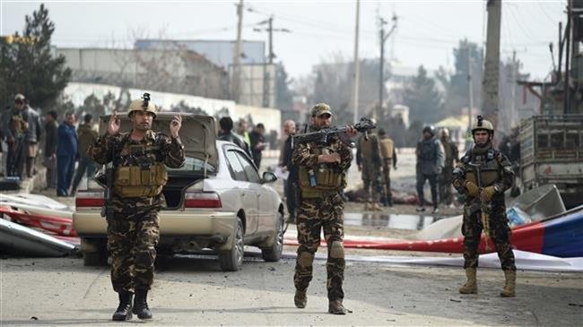 Taliban car bomb goes off among Afghan security forces