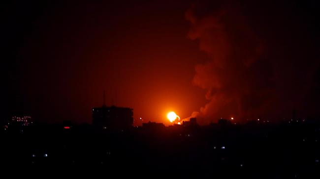 Israeli warplanes bombard northern Gaza Strip
