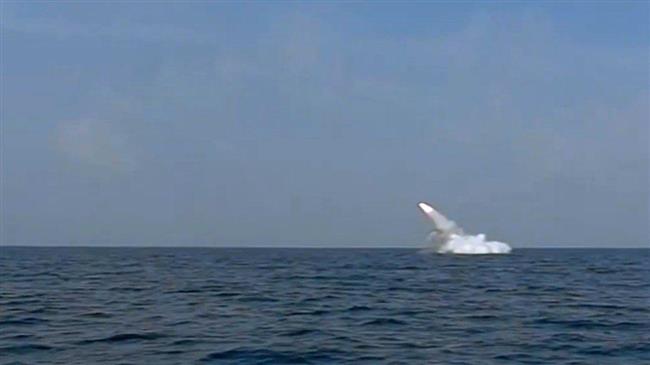Iran Navy successfully fires cruise missile from submarine