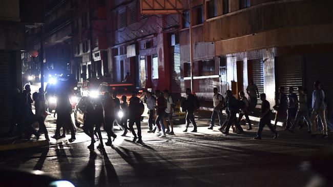 US 'energy war' leaves most of Venezuela in darkness