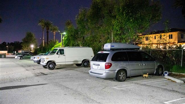 Parking lots offer safe haven for homeless Californians