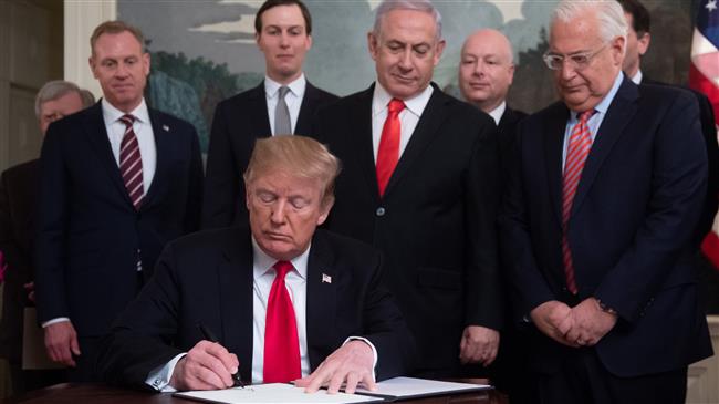 Trump recognizes Israel’s sovereignty over Golan