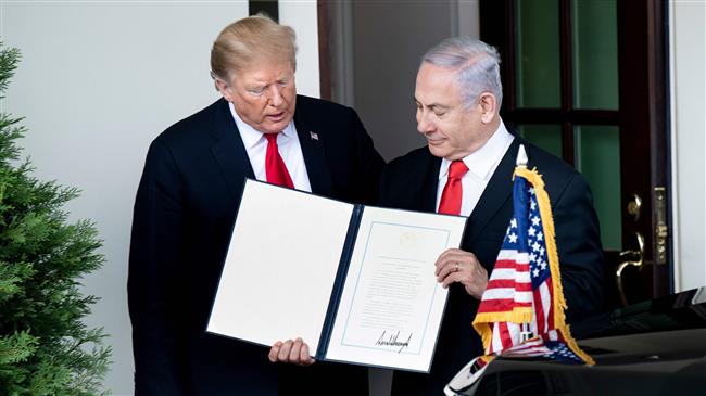 Syria, world lambaste US policy shift on occupied Golan