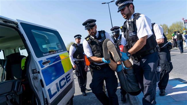 Arrests in London climate protest top 750