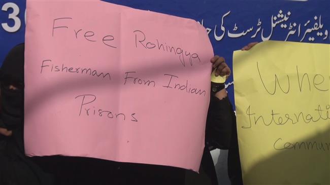 Pakistani Rohingya protest clampdown in India refugee camps