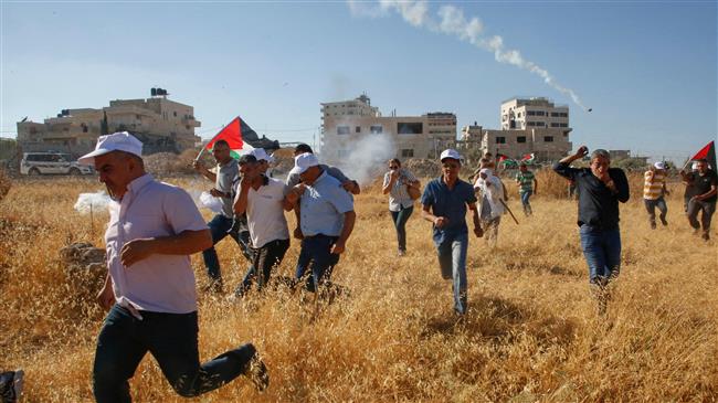 Palestinians protest Israeli-planned demolitions in village