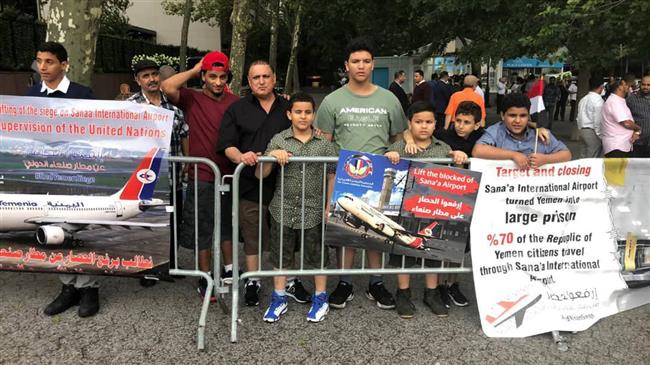 Yemenis in US demand end to Saudi siege on Yemen