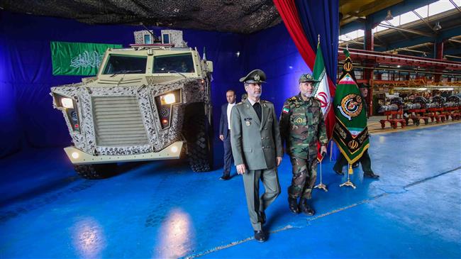 Iran military unveils tactical armored vehicles
