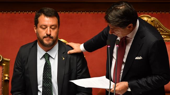 Italy PM announces resignation, blames deputy for woes
