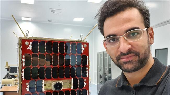Iran shows satellite to reporters, refutes US claim