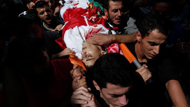 Palestinians bury teen killed by Israeli troops 