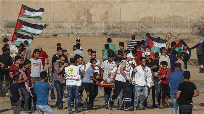 Palestinians hold another anti-occupation rally in Gaza