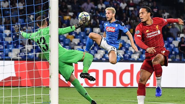Champions League: Napoli 2-0 Liverpool 