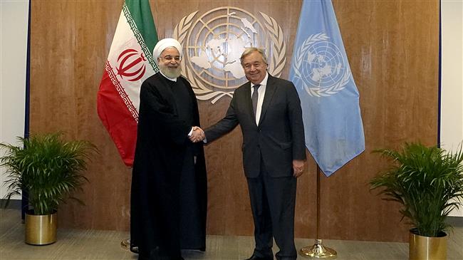 Rouhani slams UN silence on US anti-Iran economic terror 
