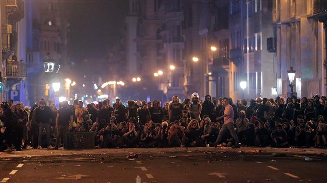 Protests held in Spain’s Catalonia for 6th consecutive day