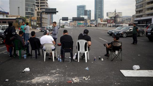 Protesters block Beirut streets as protests enter 2nd week