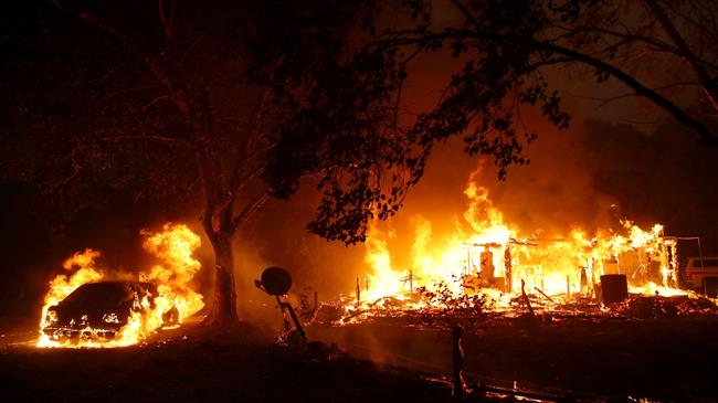 50,000 people evacuated as wildfires rage in California 