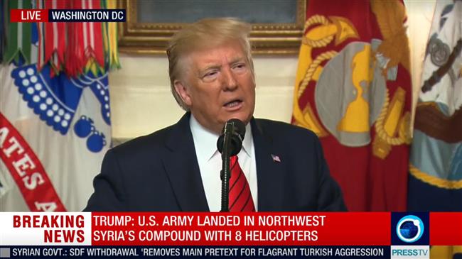 Trump: Al-Baghdadi blew himself up, died 'like a dog'
