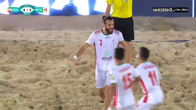Intercontinental Beach Soccer Cup: Iran 7-4 Mexico 