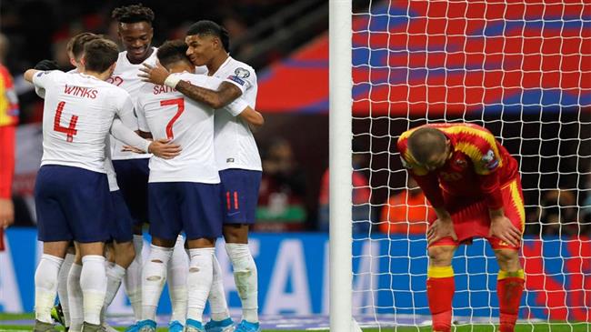 Euro 2020 qualifier: England 7-0 Montenegro