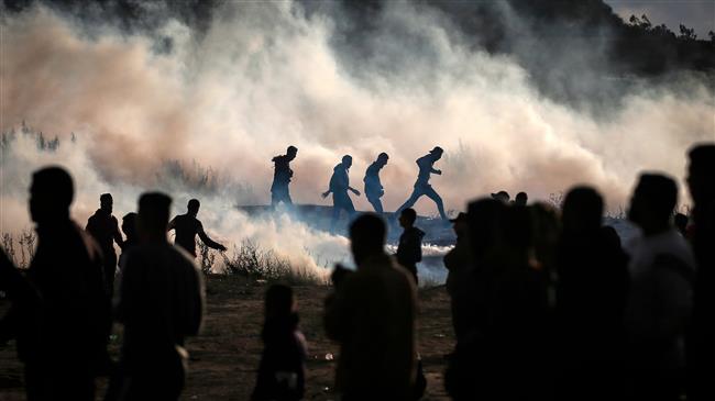 Gazans take part in 84th Great March of Return rally
