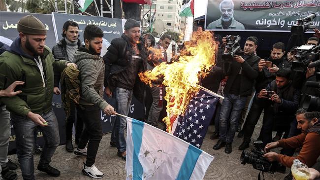 Palestinians pay homage to late General Soleimani