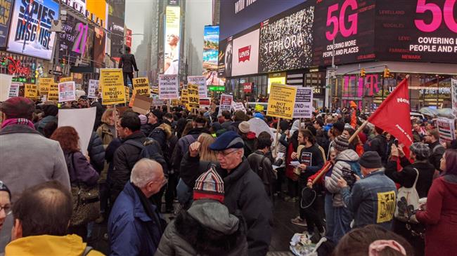 70 protests held in US against Soleimani assassination
