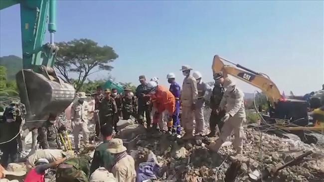 Cambodia building collapse