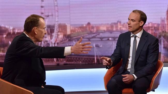 Raab comes out in support of US