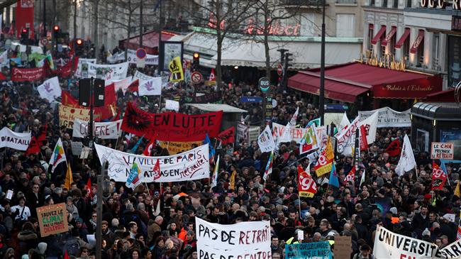 6th day of union demos as general strike hits 7 weeks