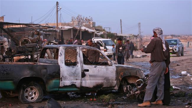 Several Turkish soldiers killed in car bomb in northern Syria 