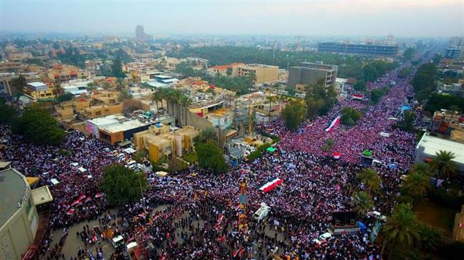 Iraqis rally in 'millions' to call for expulsion of US troops