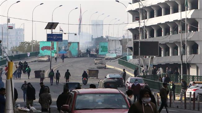 Iraq clears protest barriers after massive anti-US rallies